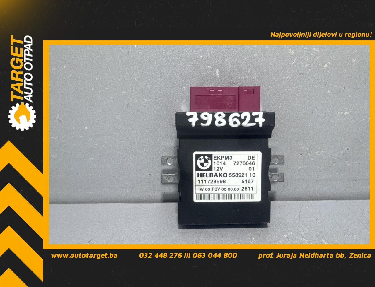 ELEKTRONIKA MODUL BMW SERIJA 3 (E90/E91) > 09-11 7276046