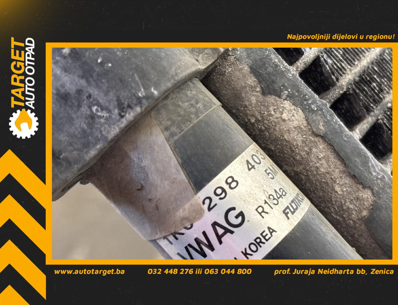 DIJELOVI HLADNJAK KLIME VW GOLF 6 SW > 09-13 1.6 1K0298403A