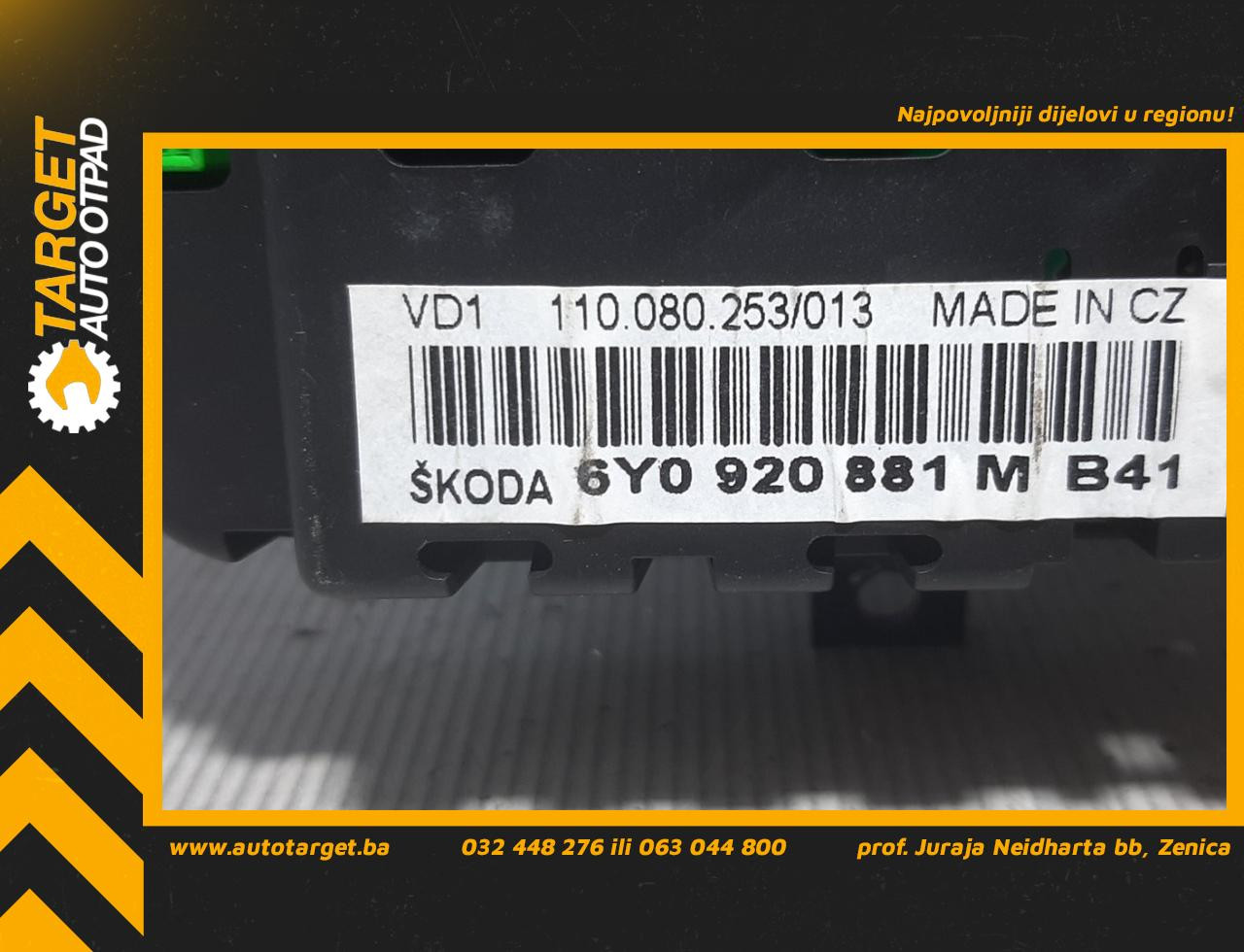 DIJELOVI CELER SAT SKODA FABIA > 00-04 6Y0920881M