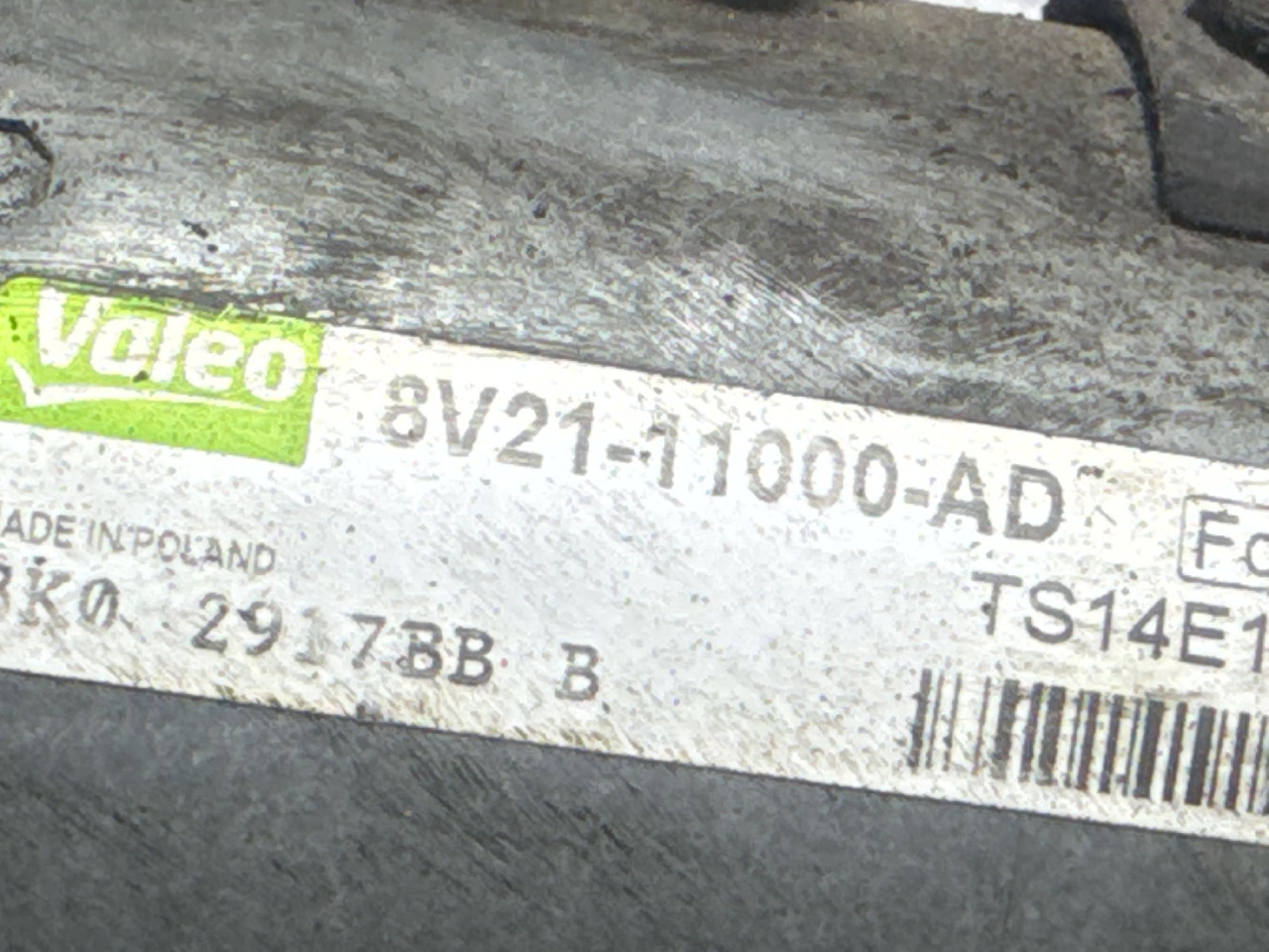 DIJELOVI ALNASER FORD FIESTA > 08-12 8V2111000AD