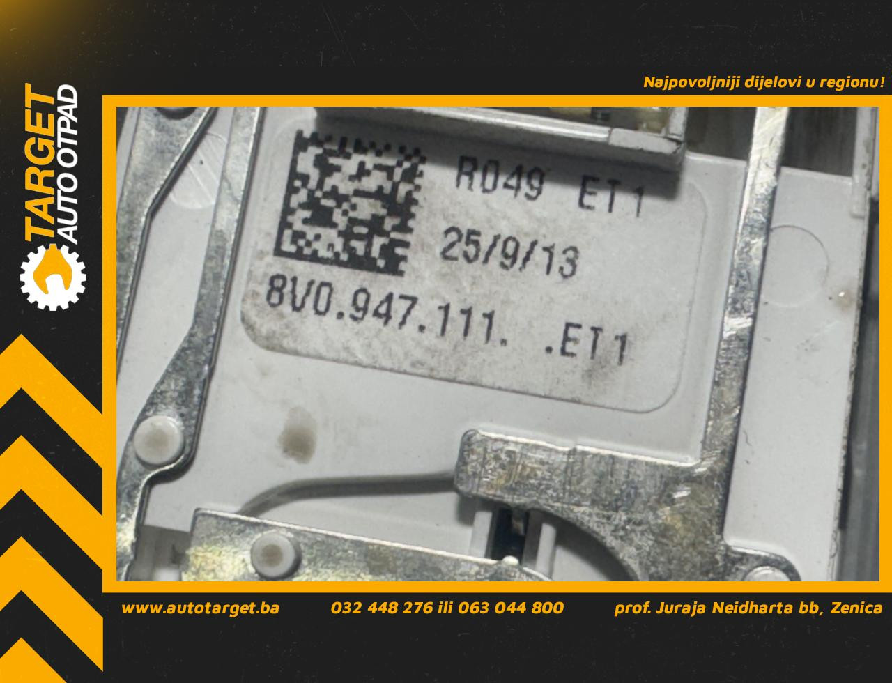 RASVJETA U KABINI AUDI A3 (8V1/8VA) > 12-16 8V0947111