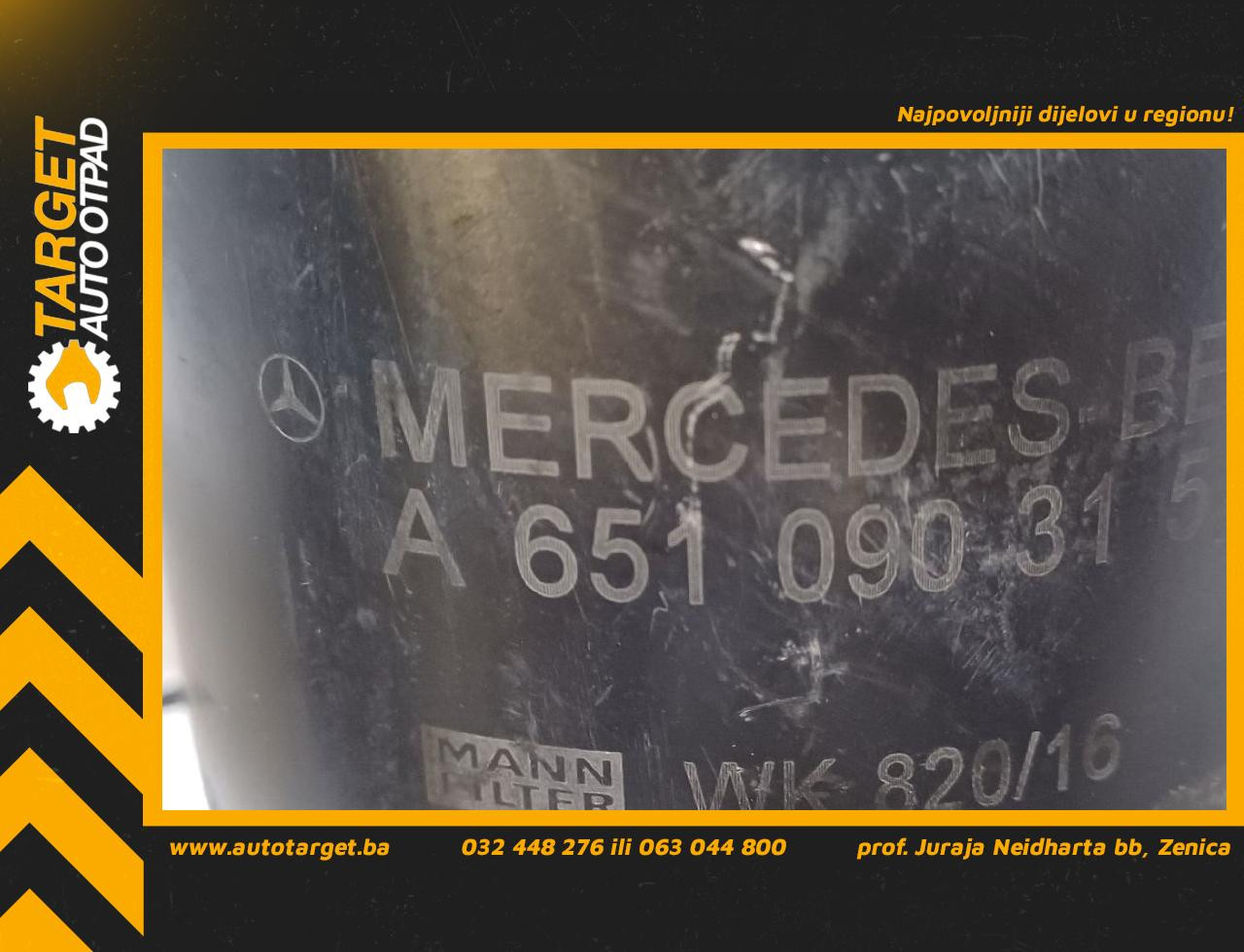 FILTER GORIVA MERCEDES C KLASA (W205/S205) > 14-18 A6510903152