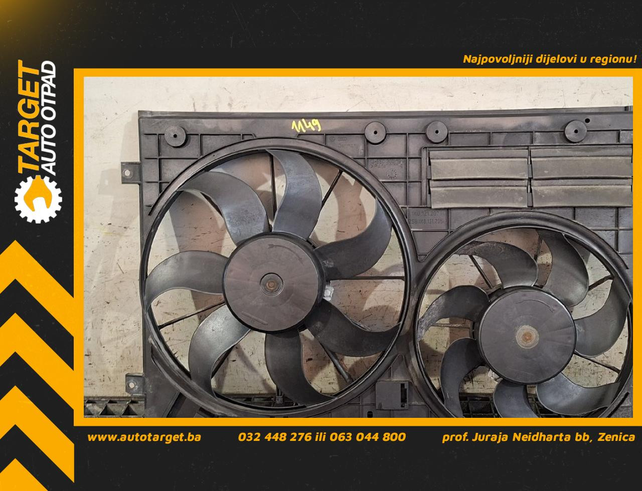 DIJELOVI VENTILATOR VW PASSAT B7 > 10-14