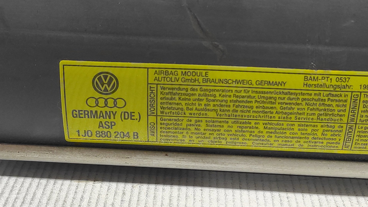 AIRBAG SUVOZACA SEAT TOLEDO > 99-04 1J0880204B