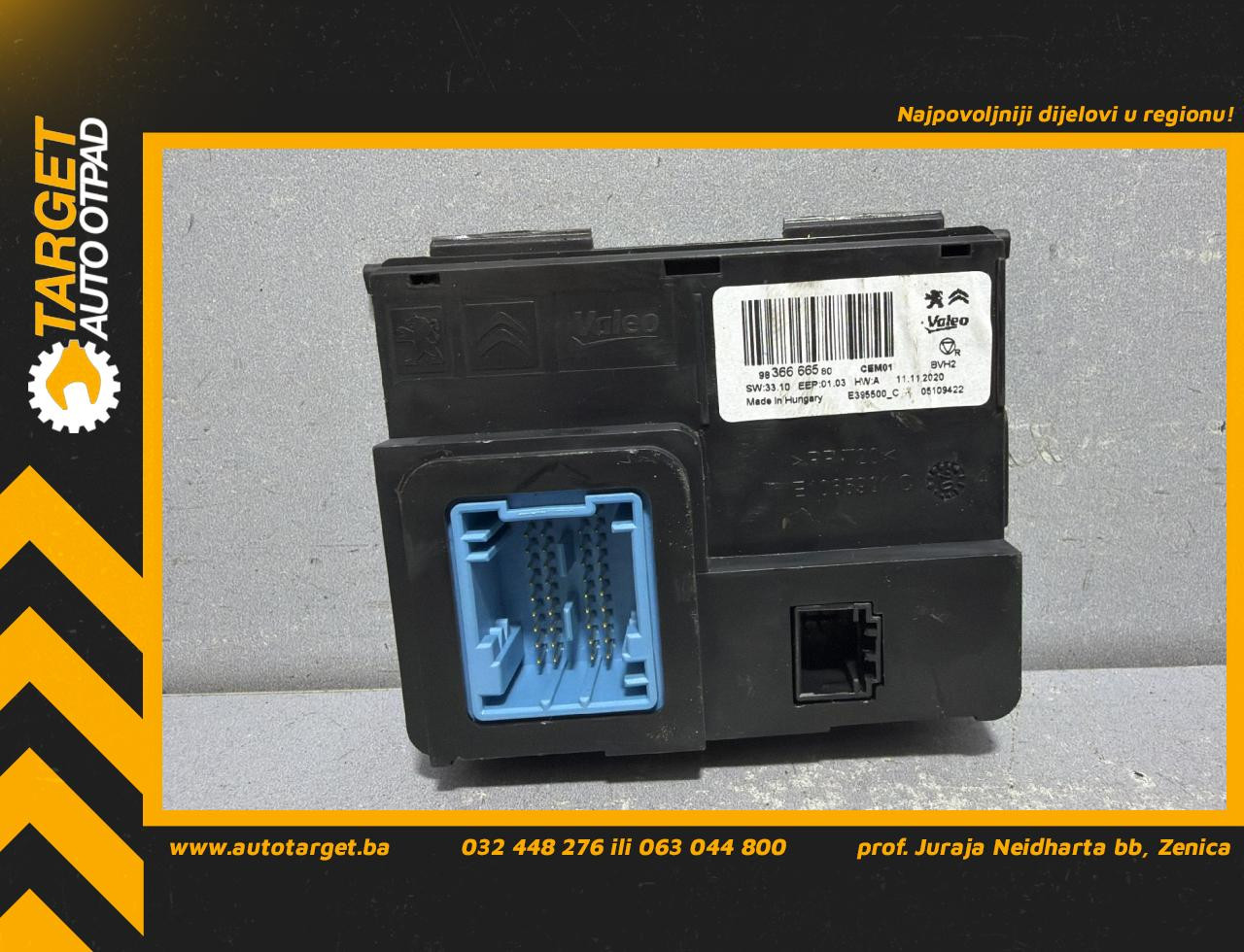 DIJELOVI ELEKTRONIKA MODUL PEUGEOT 308 > 17-21 1.5 9836666580