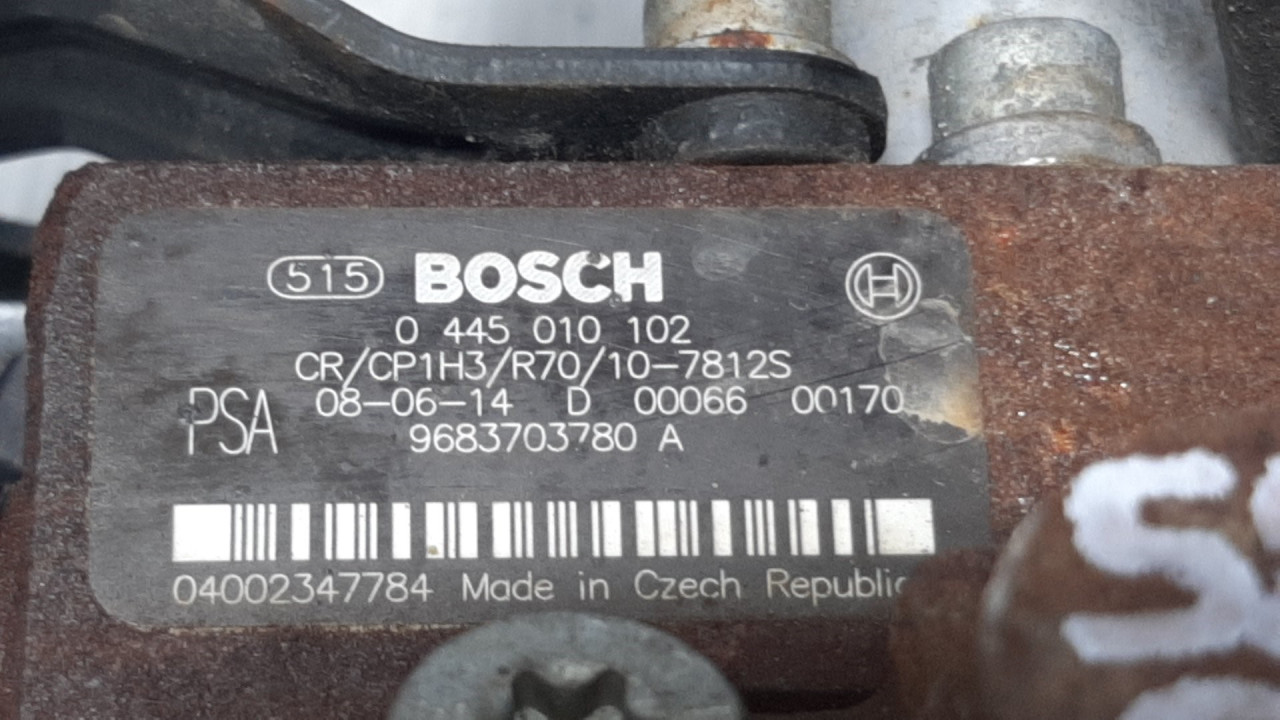 PUMPA VISOKOG PRITISKA VOLVO S40/V50 > 07-12 9683703780