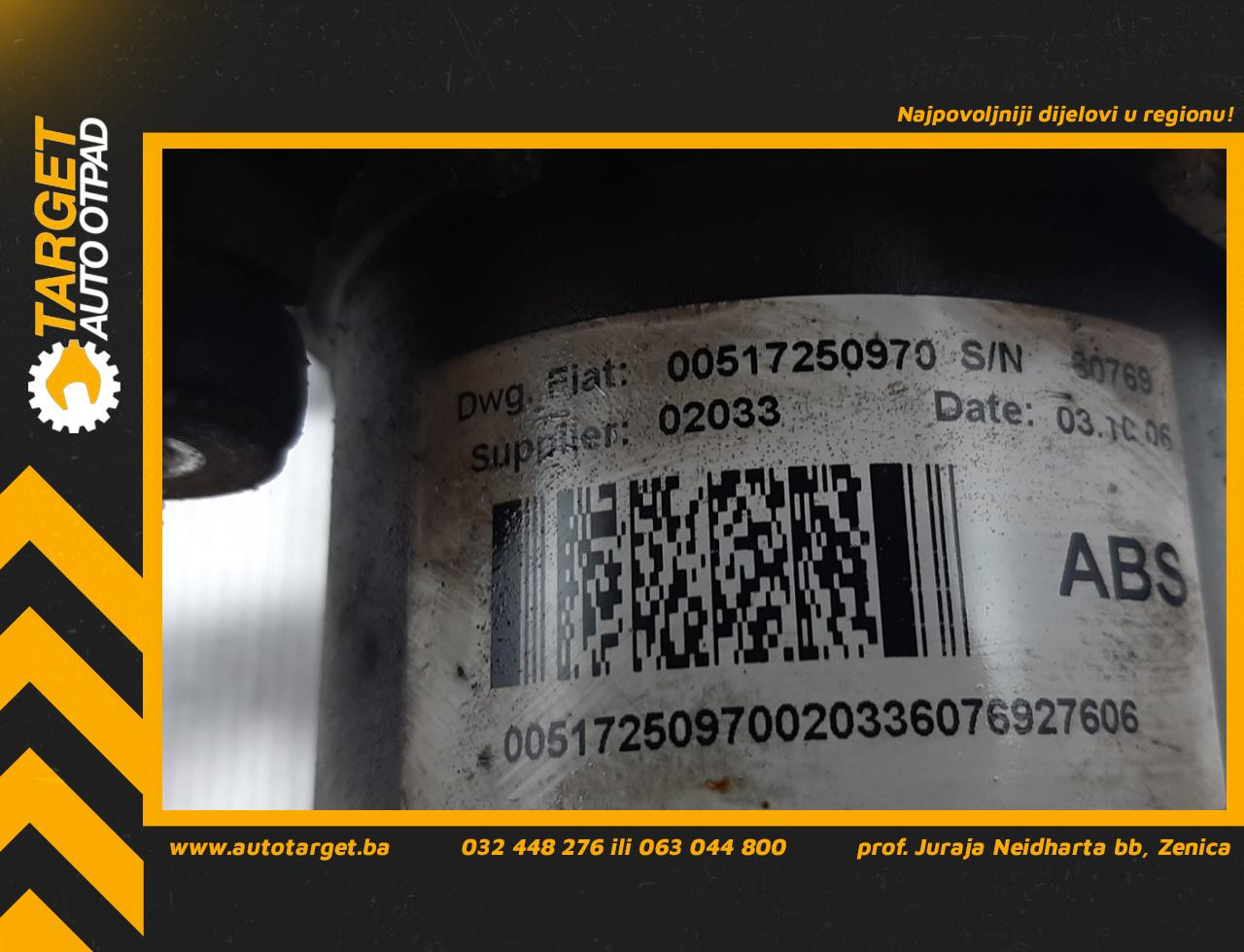 DIJELOVI ABS ELEKTRONIKA FIAT DUCATO > 06-14 0265800461