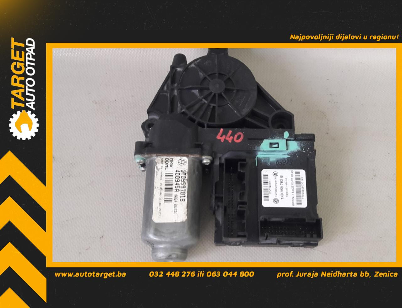 MOTORIC PODIZACA STAKLA SKODA OCTAVIA > 08-13 1K0959793G 1T095970