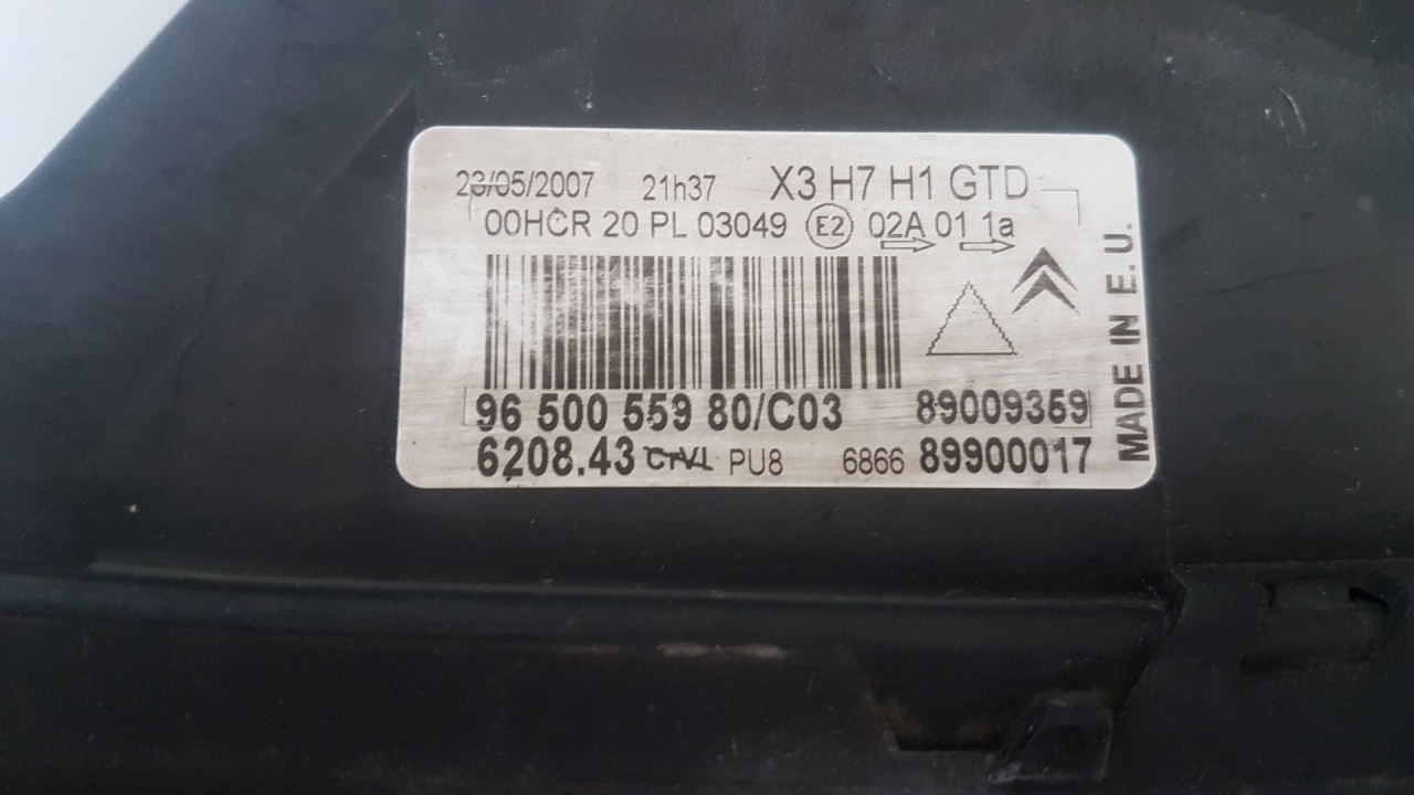 FAR CITROEN C5 > 04-07 CI522013 9650055980