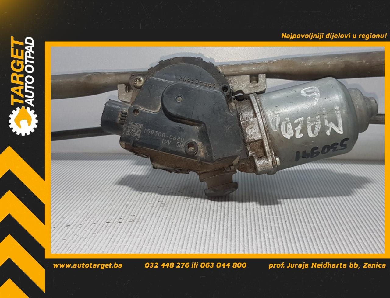 DIJELOVI MOTORIC PREDNJEG BRISACA MAZDA 6 > 05-07 1593000640