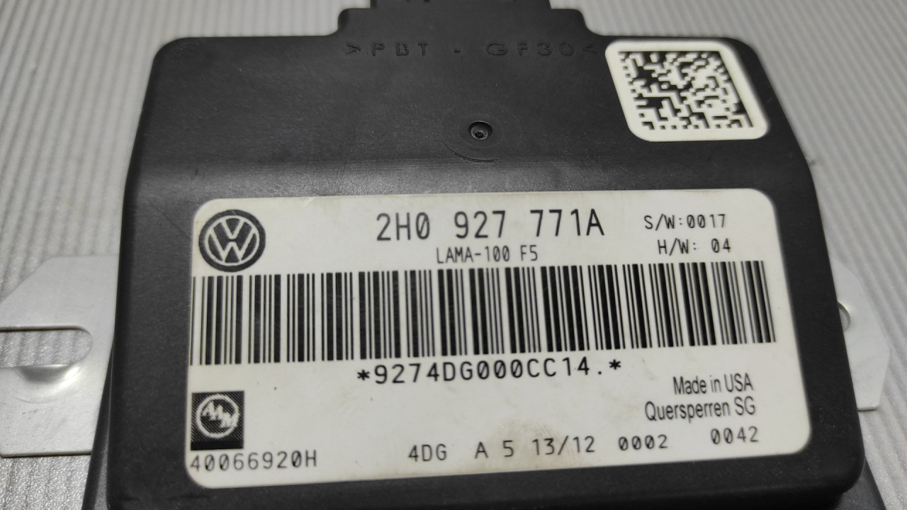 ELEKTRONIKA MODUL VW AMAROK > 09-16 2H0927771A