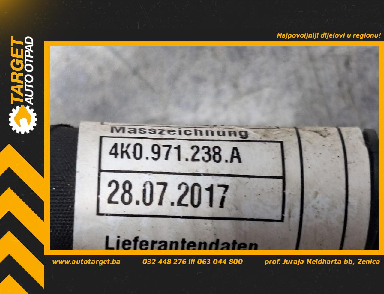 DIJELOVI KLEMA AUDI A6 4K > 18- 3.0 4K0971238A