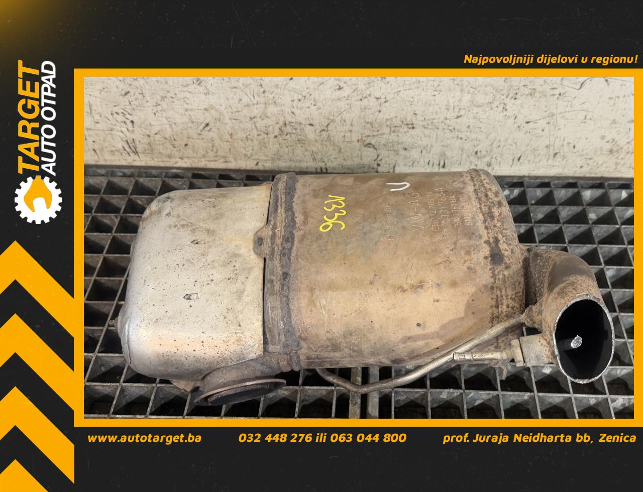 DIJELOVI DPF FILTER VW GOLF 6 > 08-12 5N0131765A