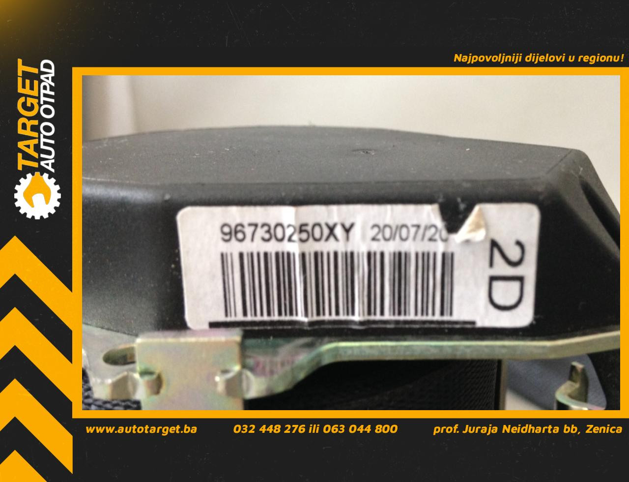 DIJELOVI POJAS PEUGEOT 208 > 12-15 PG326031 96730250XY