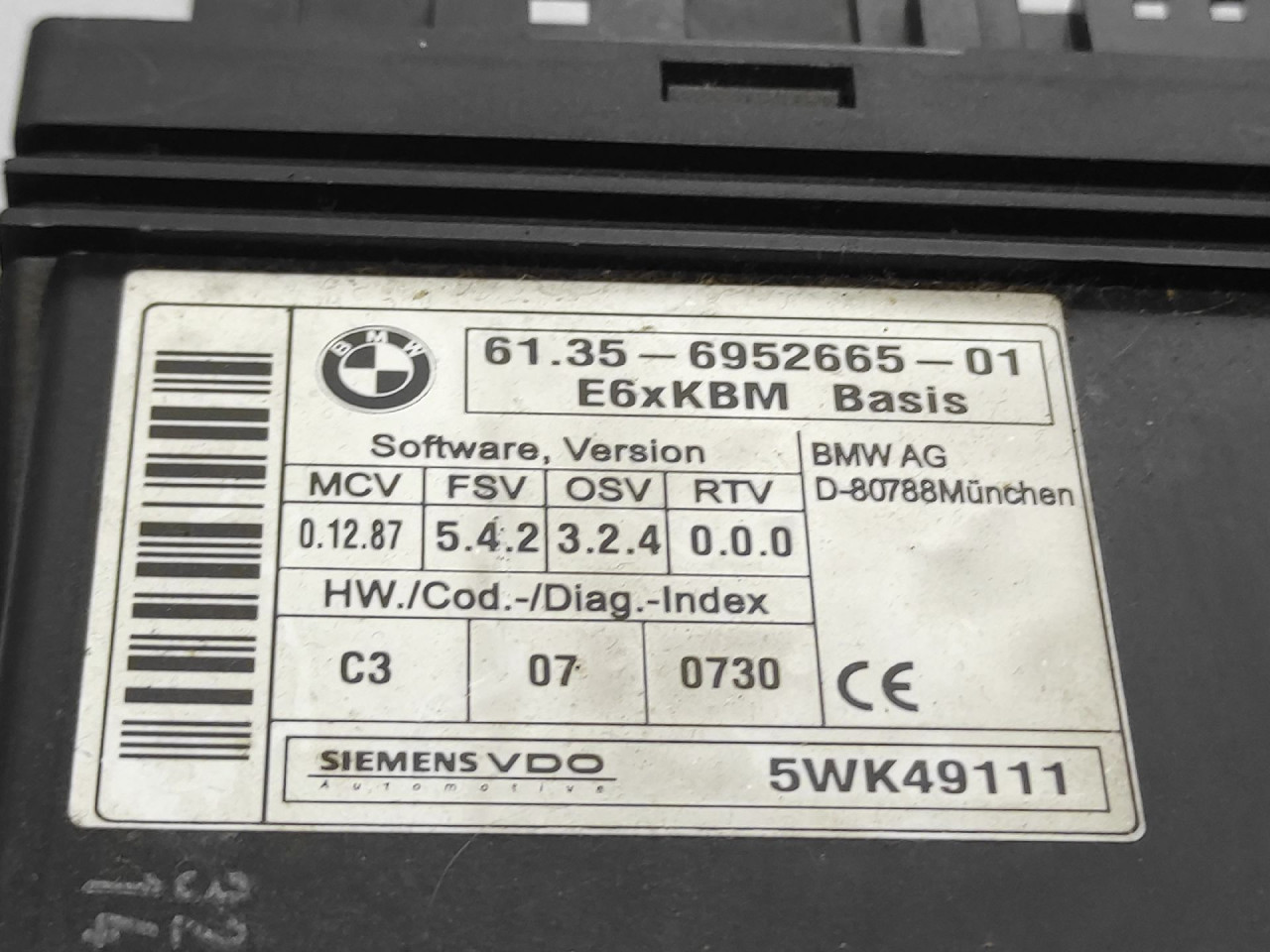 ELEKTRONIKA MODUL BMW SERIJA 5 (E60/E61) > 03-07 695266