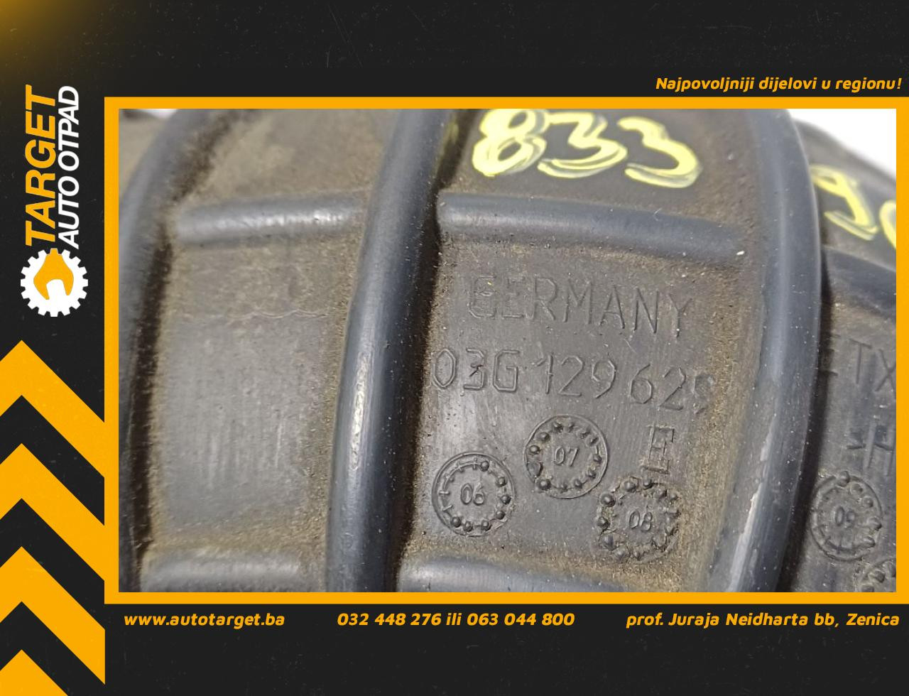 DIJELOVI CRIJEVO AUDI A5 (8T) SPORTBACK > 07-11 2.0 03G129629E