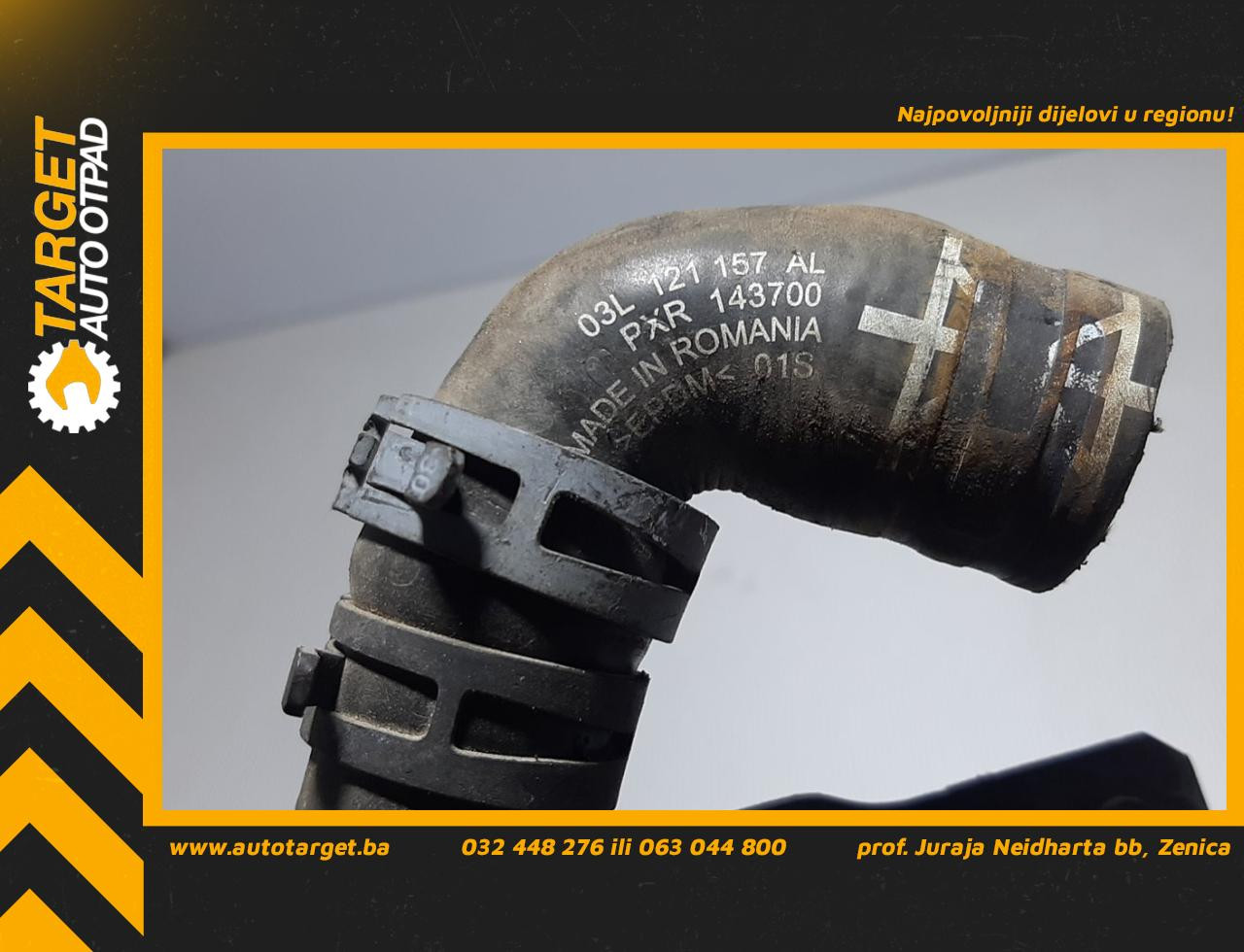 DIJELOVI CRIJEVO VW CADDY > 10-15 1.6 03L121157AL