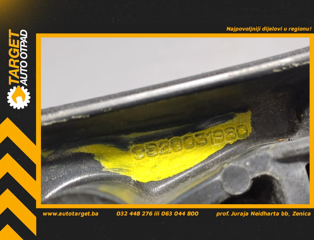 DIJELOVI BAGLAMA PEUGEOT EXPERT/TRAVELLER > 16- 9820031980