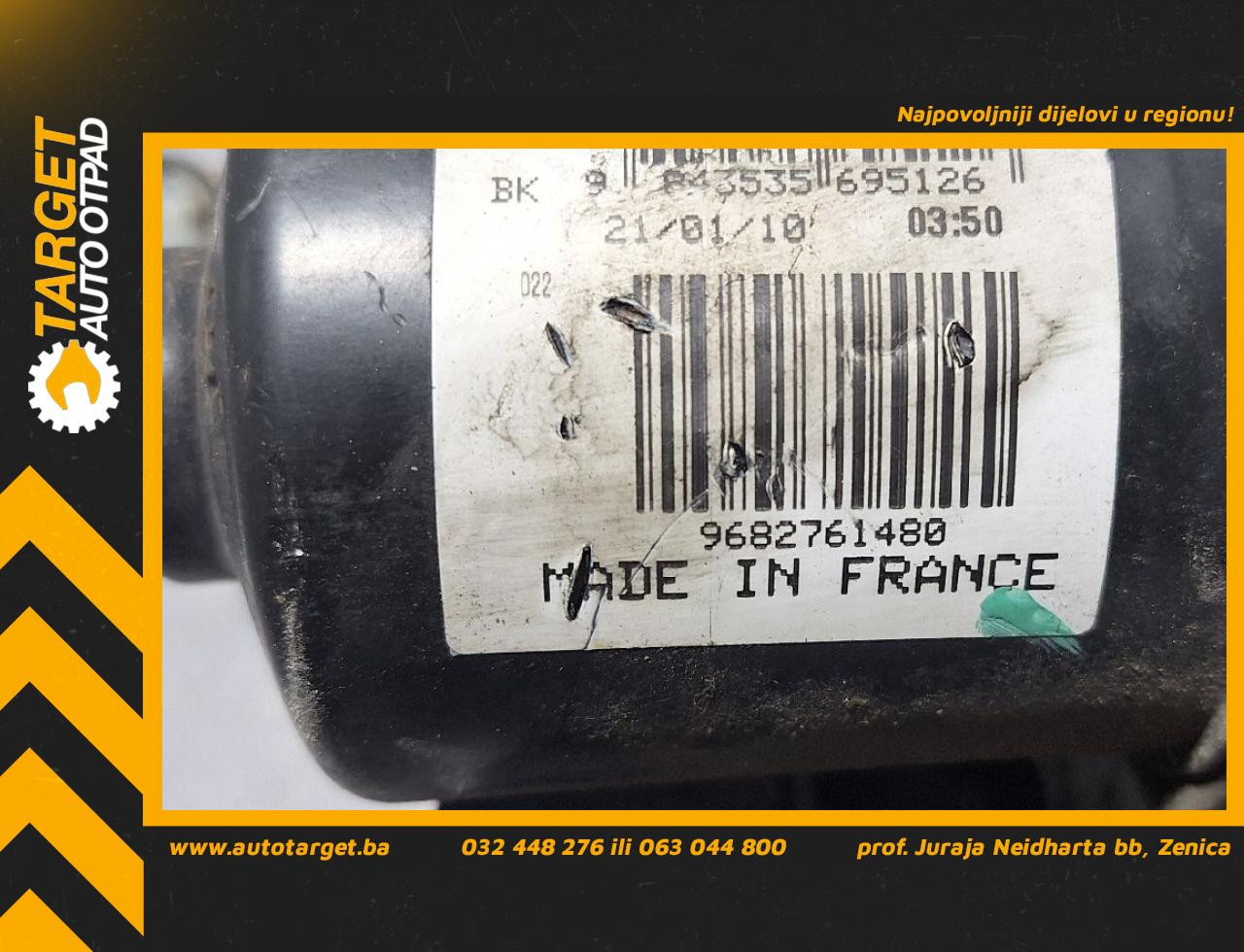 MOTORIC PREDNJEG BRISACA CITROEN C5 > 08-10 9682761480