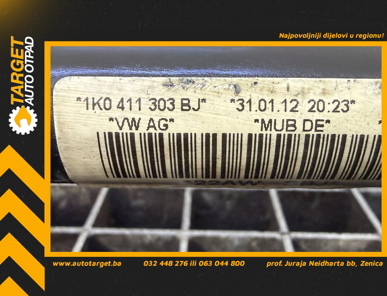 DIJELOVI BALANS STANGA VW GOLF 6 > 08-12 1.6 1K0411303BJ