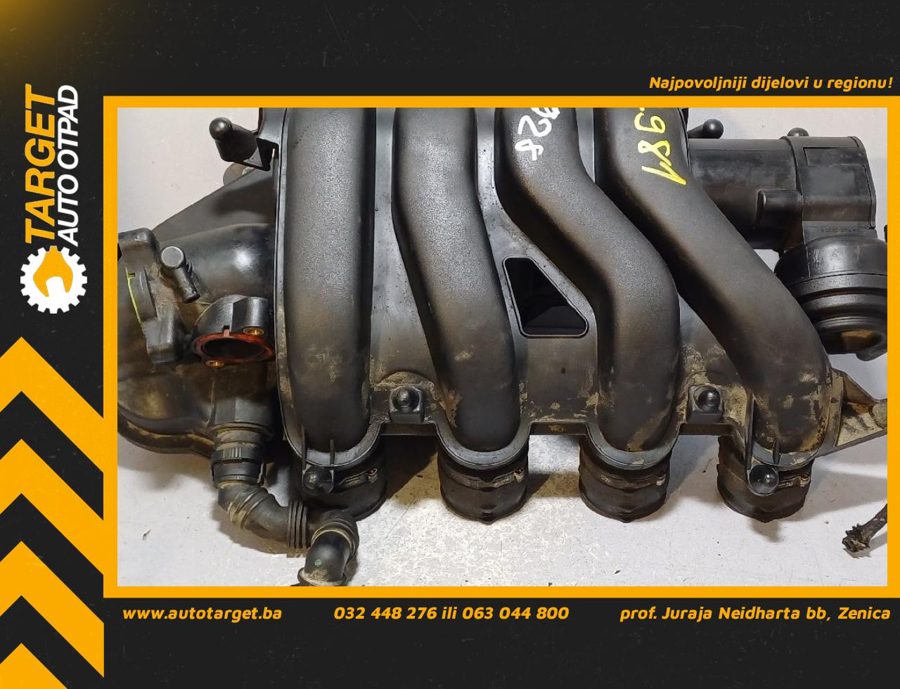 DIJELOVI USISNA GRANA VW PASSAT B6 > 05-10 2.0 06F133210P