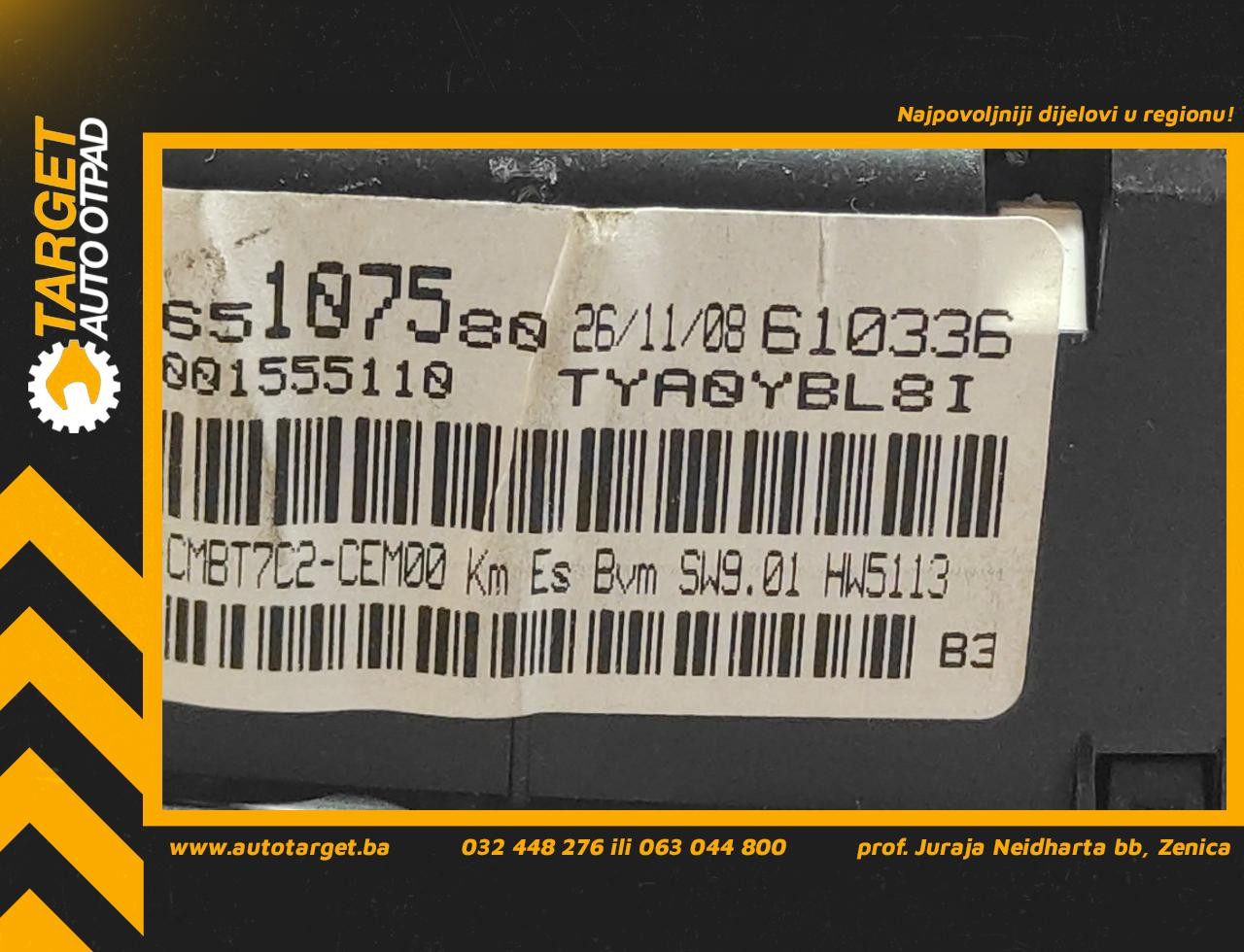 DIJELOVI CELER SAT PEUGEOT 308 > 07-11 9665107580