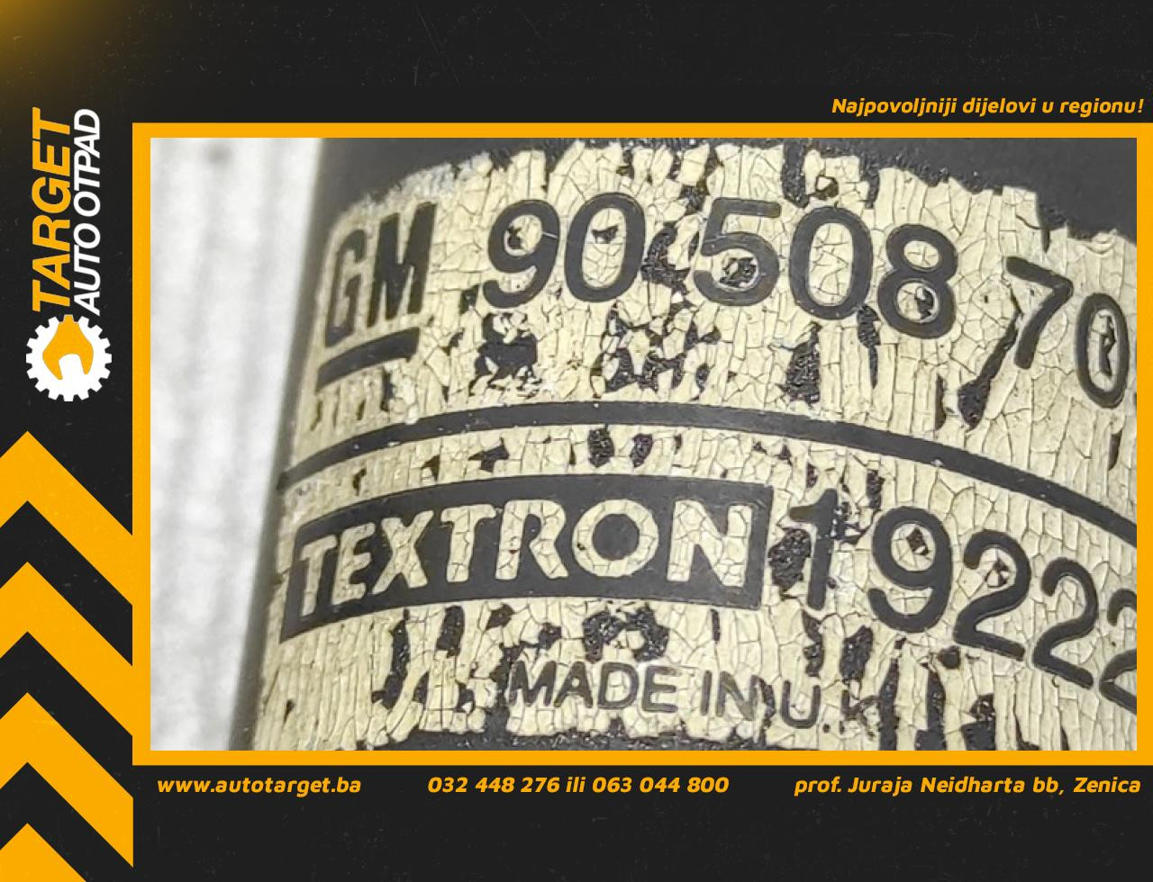 DIJELOVI PRSKALICA ZA FAROVE OPEL ZAFIRA > 99-05 90508709