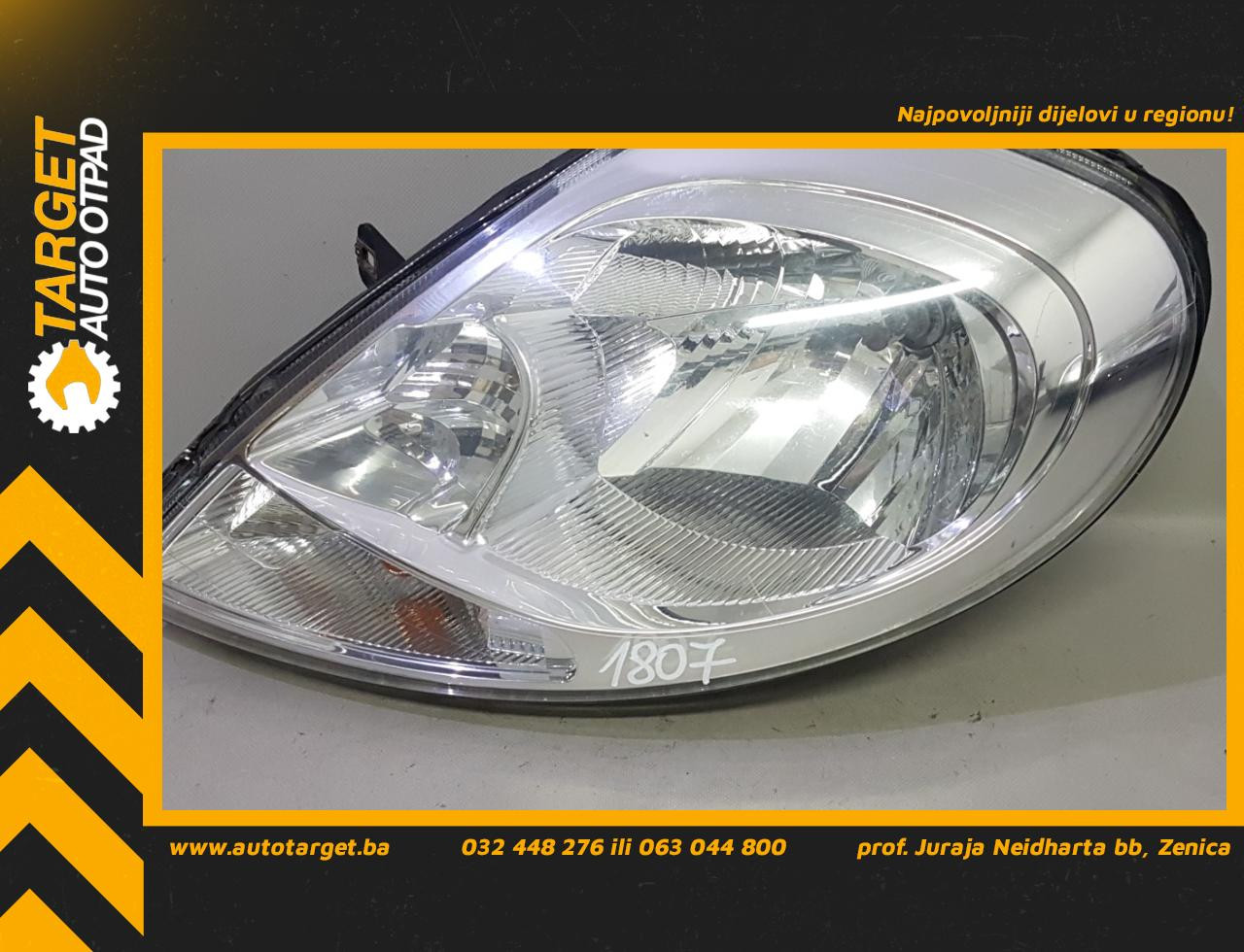 DIJELOVI FAR RENAULT TRAFIC > 07-14 8200701354