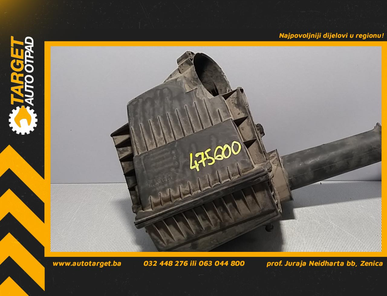 KUCISTE FILTERA ZRAKA RENAULT VEL SATIS > 02-09 8200068