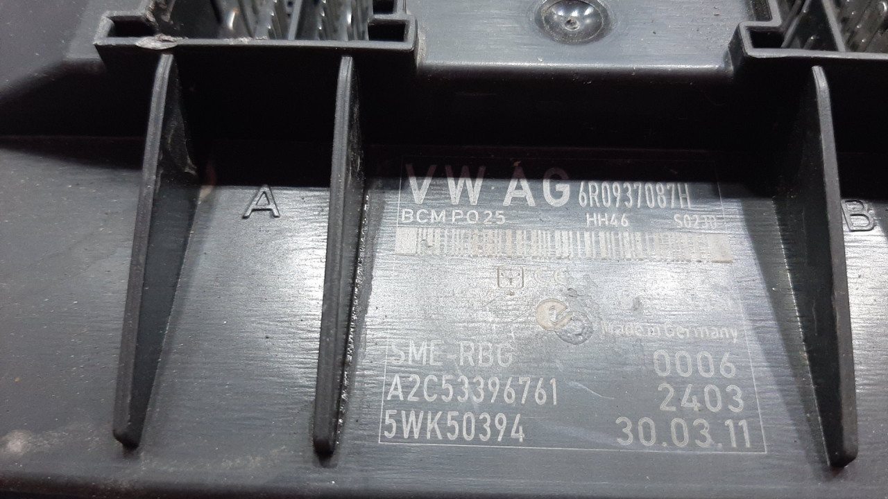 BCM ELEKTRONIKA VW POLO > 09-14 6R0937087H