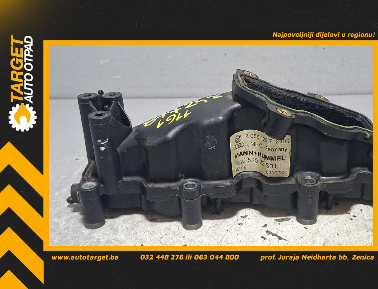 DIJELOVI USISNA GRANA AUDI Q5 > 08-11 3.0 059129712BG