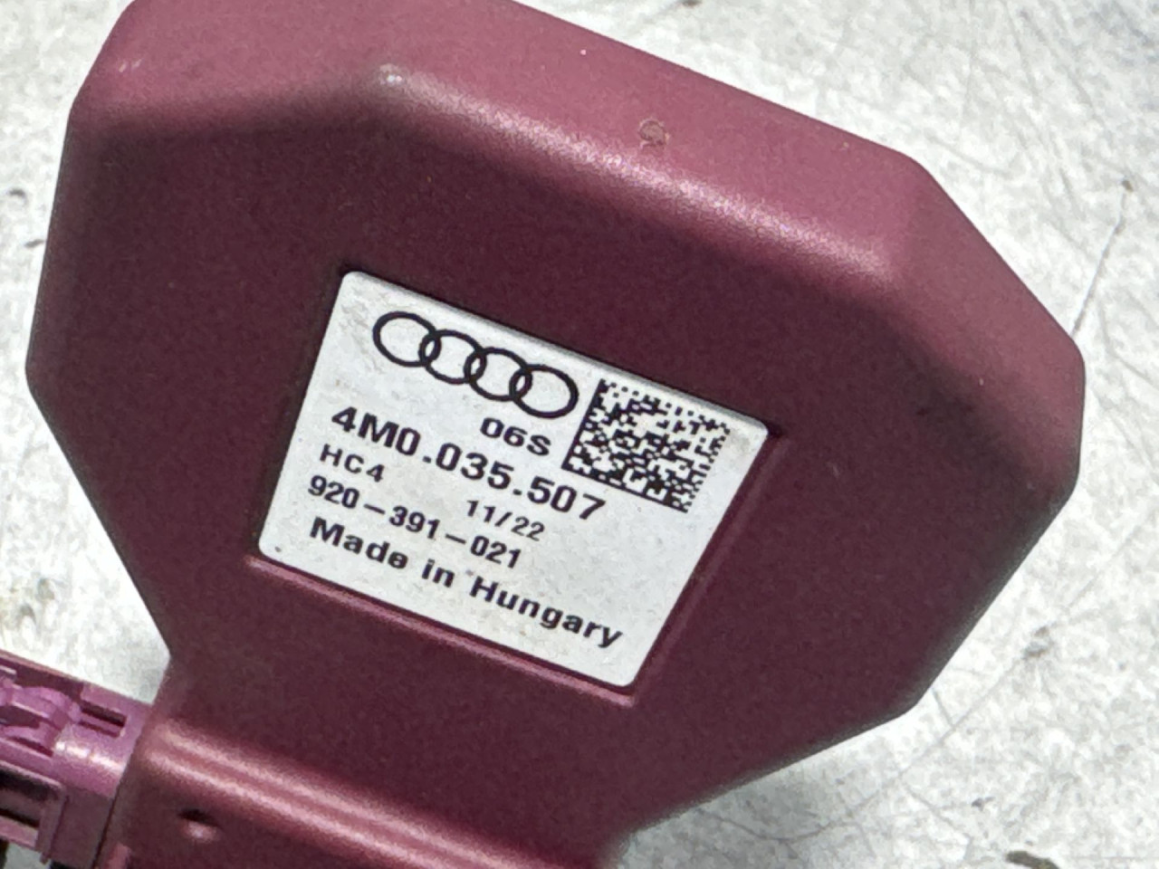 ANTENA AUDI A5 (F5) COUPE > 17 - 4M0035507