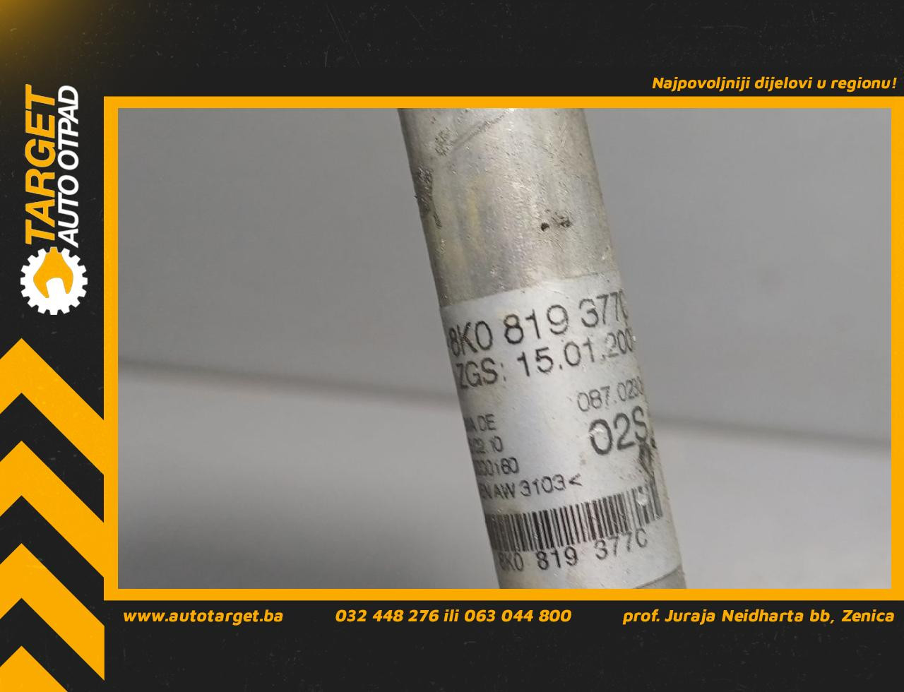 DIJELOVI CRIJEVO AUDI A5 (8T3/8F7) COUPE > 07-11 3.0 8K0819377C
