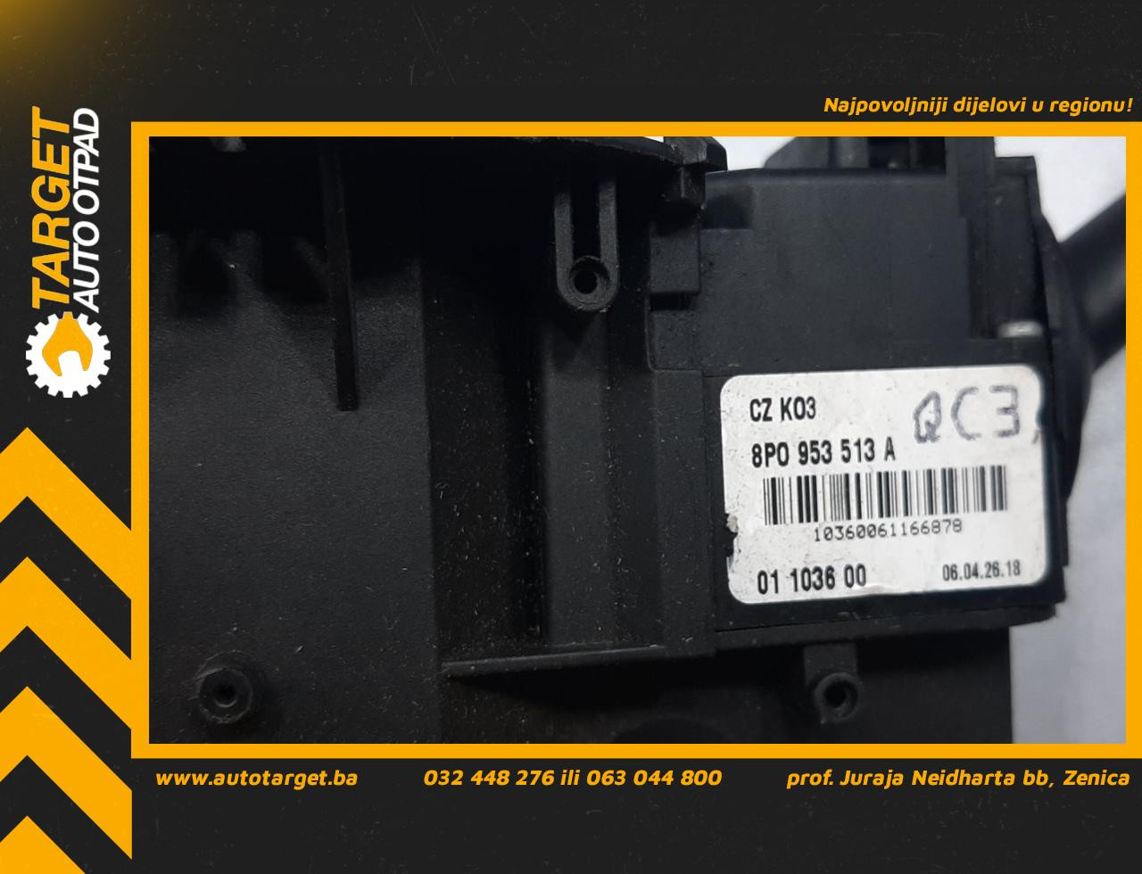 DIJELOVI RUCICE VOLANA AUDI A3 > 03-08 8P0953513A