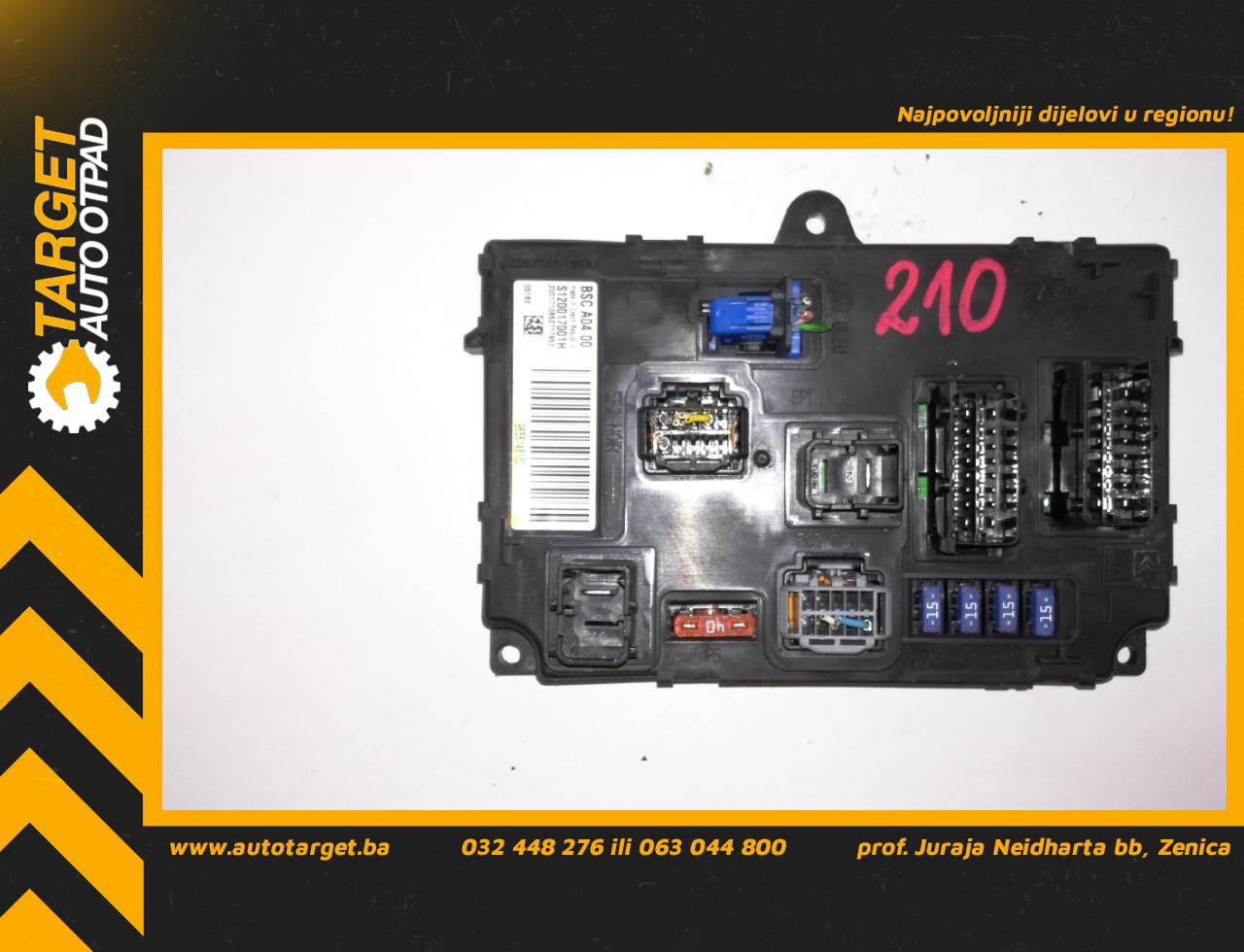 ELEKTRONIKA MODUL PEUGEOT 407 > 04-07 S120017001H