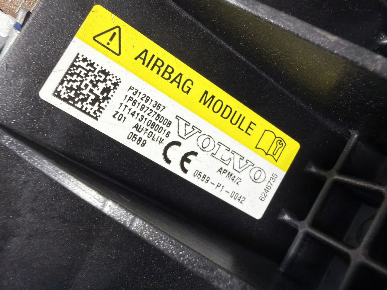 DIJELOVI AIRBAG SUVOZACA VOLVO V40 > 12-16 2.0 P31291367