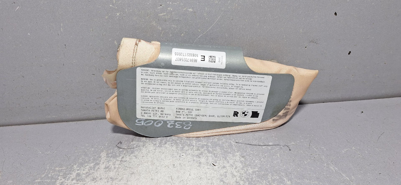 AIRBAG SJEDISTA BMW SERIJA 5 (F10/F11) > 10-13 86917025