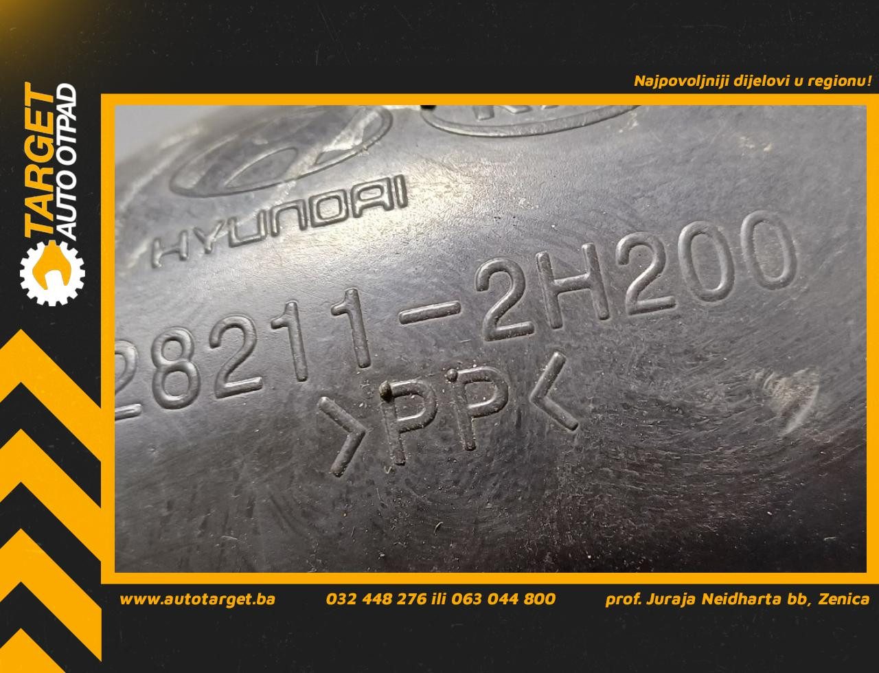 DIJELOVI CRIJEVO HYUNDAI I30 > 10-12 1.6 282112H200