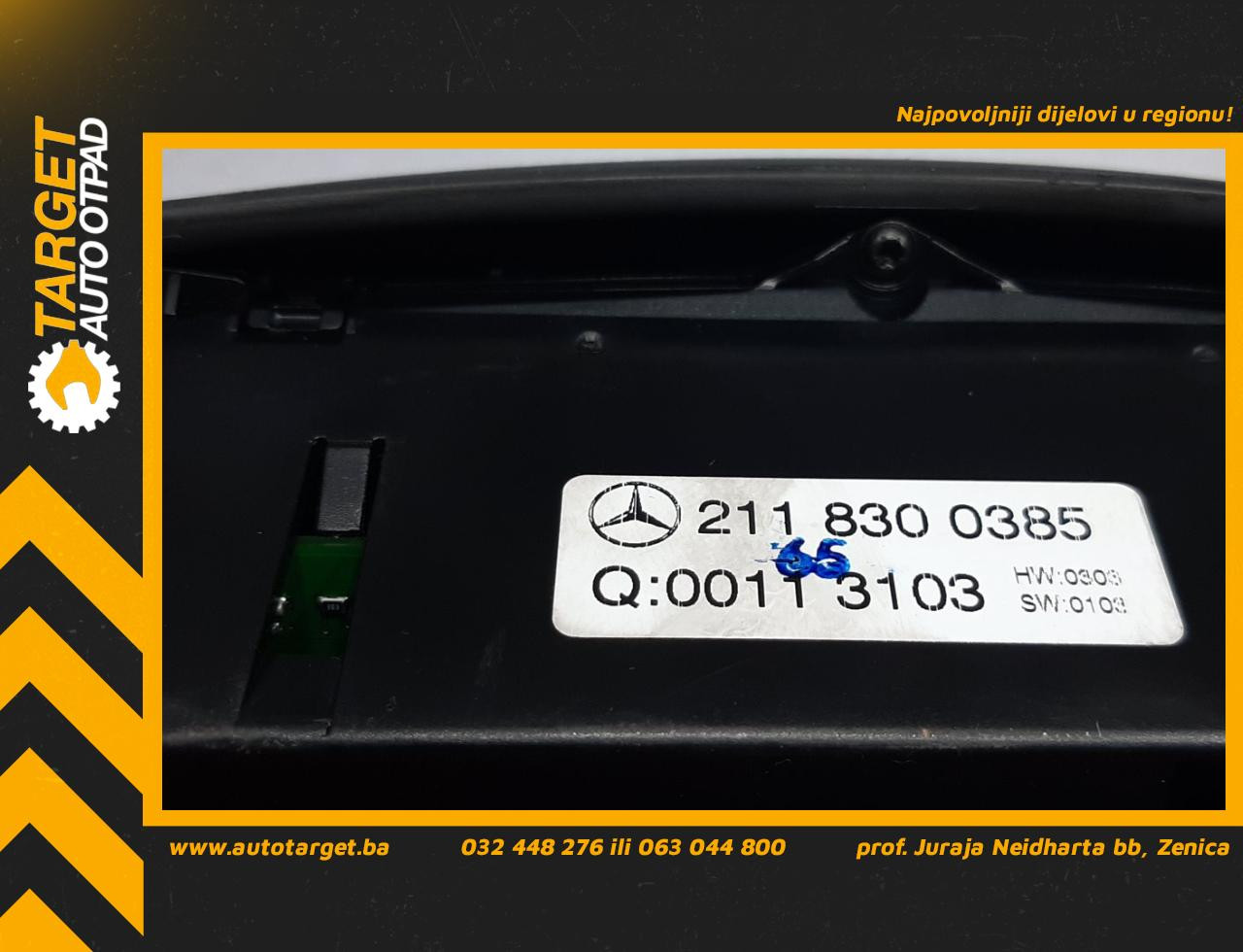 CENTRALNA KONZOLA MERCEDES E KLASA (W211) > 02-07 2118300385