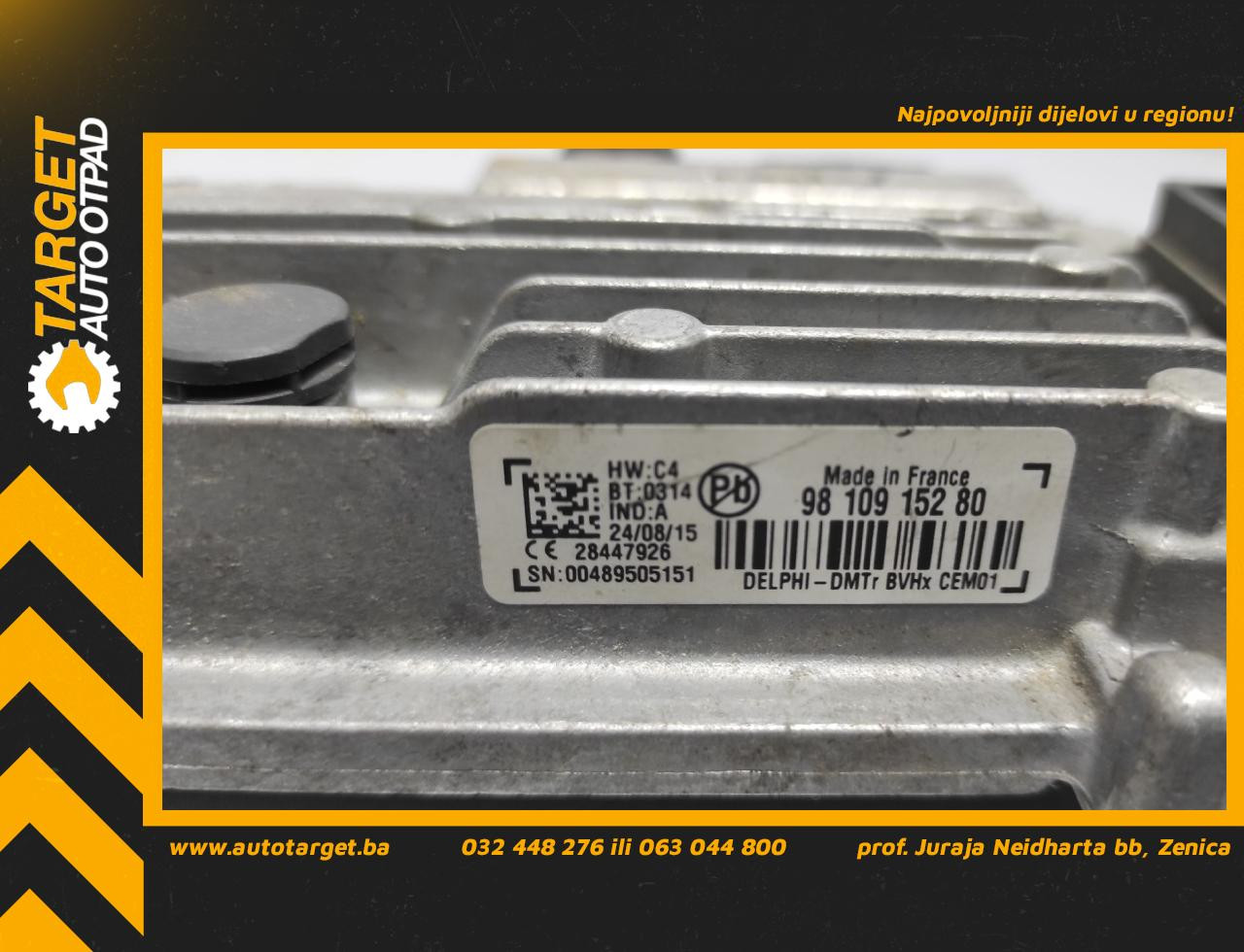 DIJELOVI ELEKTRONIKA MODUL CITROEN C4 > 10-17 1.2 9810915280