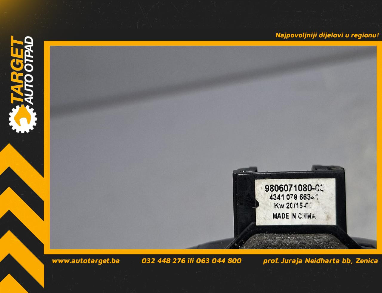 DIJELOVI ZVUCNIK PEUGEOT 508 > 14-18 2.0 9806071080