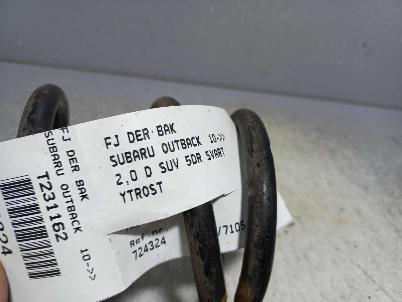 DIJELOVI OPRUGA AMORTIZERA SUBARU OUTBACK > 10-13
