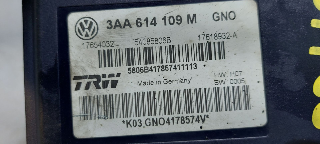 DIJELOVI ABS ELEKTRONIKA VW PASSAT B7 > 10-14 2.0 3AA614109M