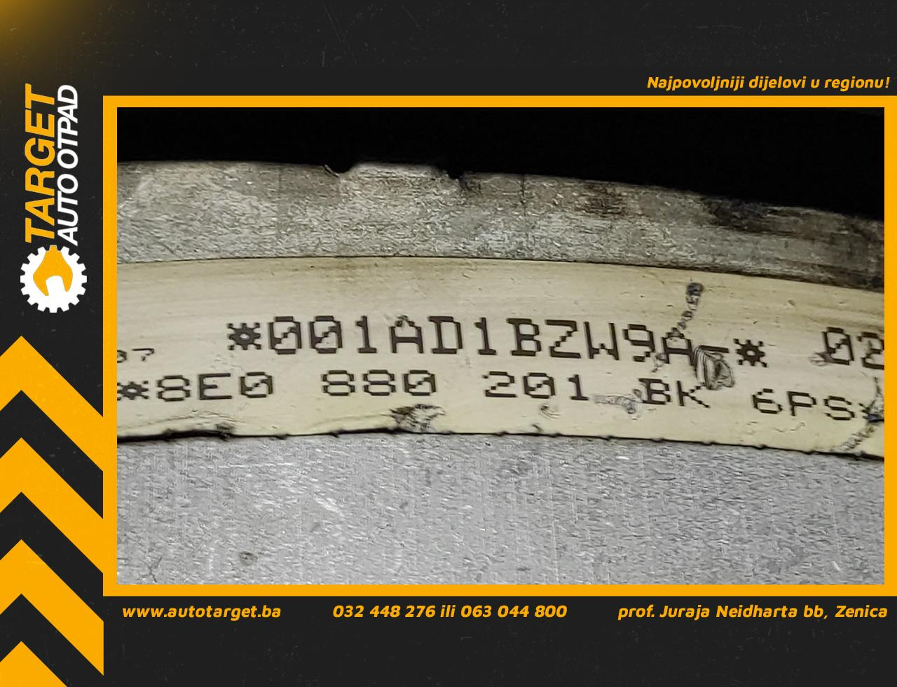 DIJELOVI AIRBAG VOLANA AUDI A4 (B7) > 04-07 2.0 8E0880201BK