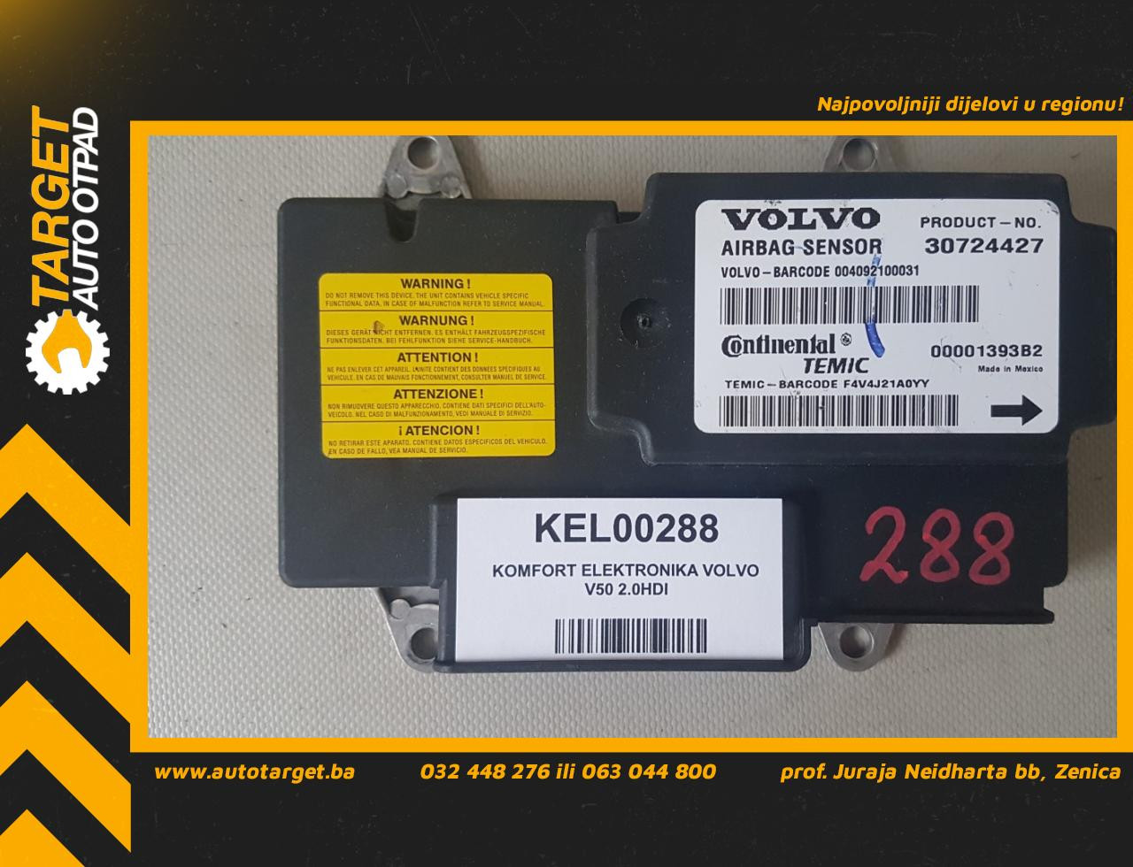 KOMFORT ELEKTRONIKA VOLVO S40/V50 > 04-07 30724427 0000