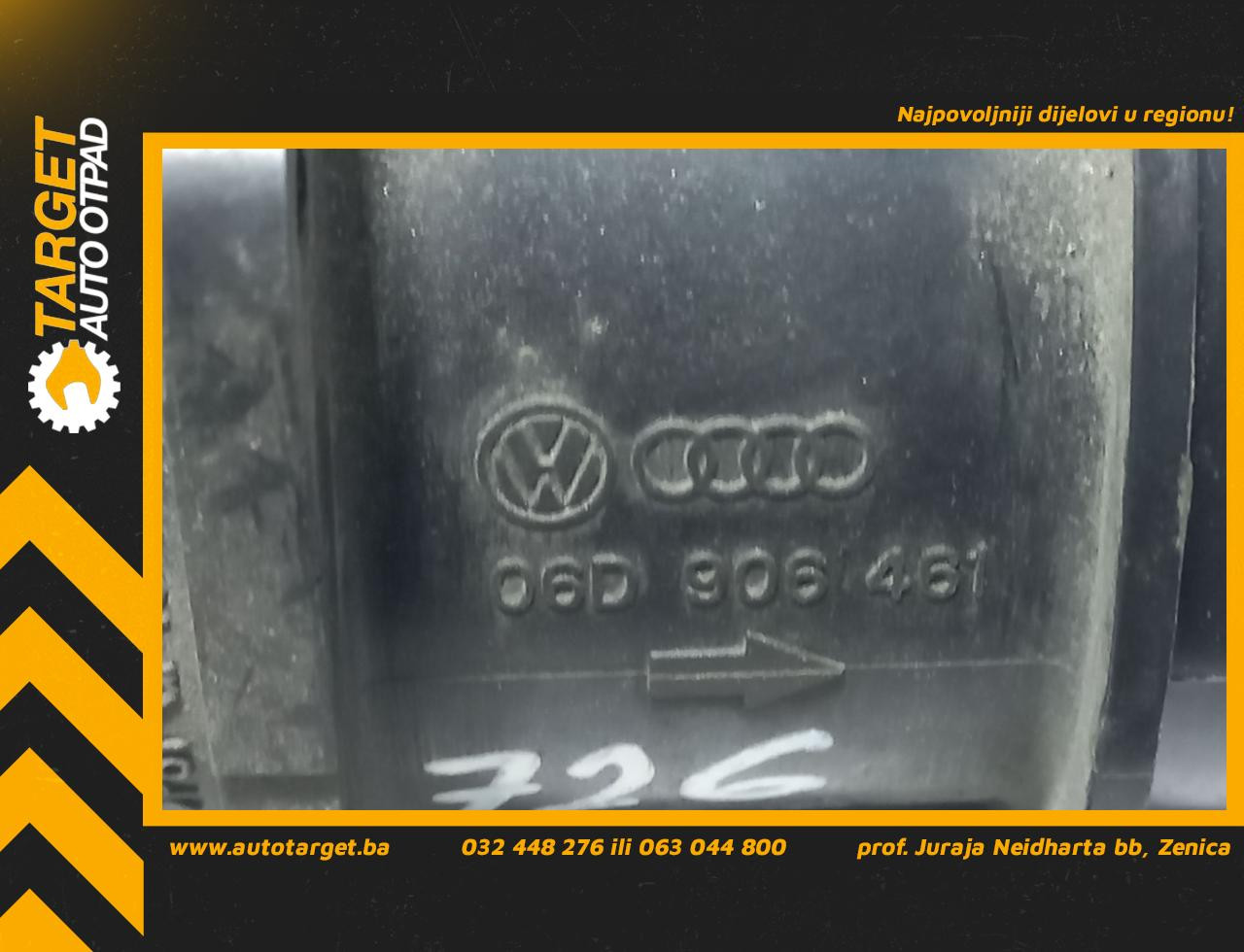 DIJELOVI PROTOK ZRAKA AUDI A4 (B7) > 04-07 06D906461