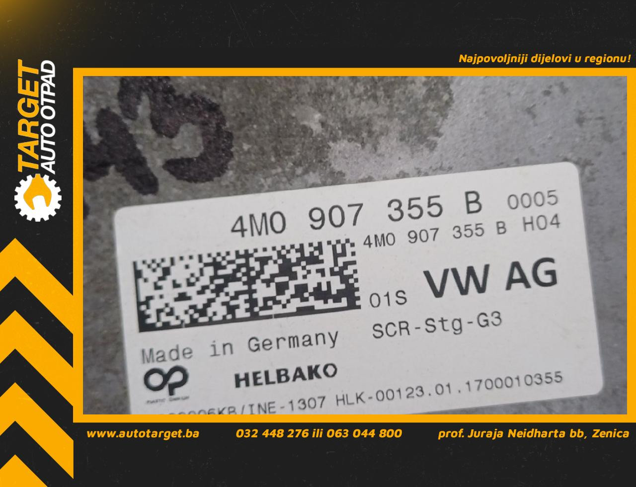 DIJELOVI ELEKTRONIKA MODUL AUDI A4 (B9) > 15-18 4M0907355B