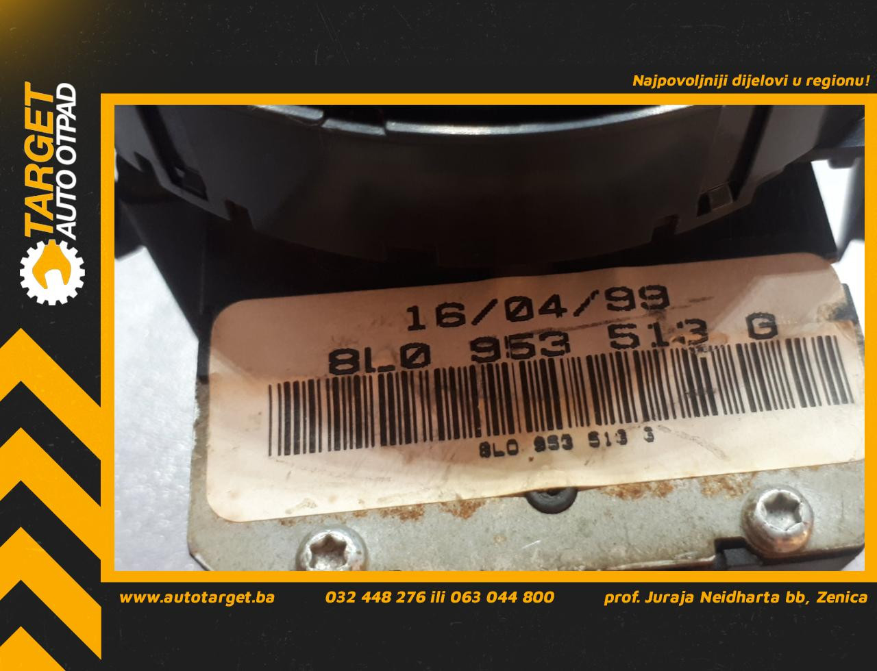 DIJELOVI RUCICE VOLANA VW GOLF 4 > 97-03 8L0953513G