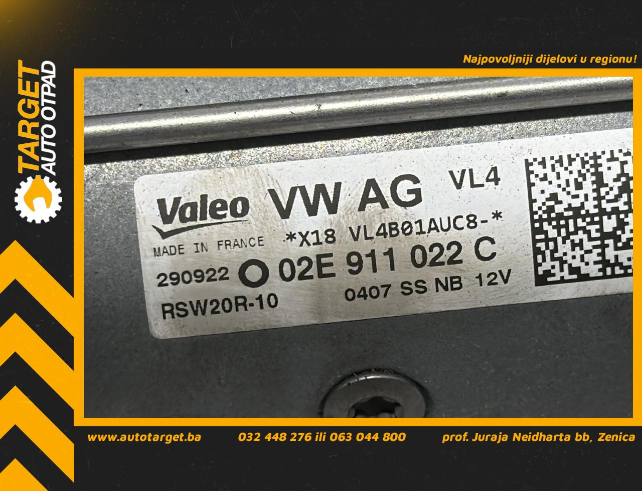 DIJELOVI ALNASER AUDI Q3 > 18- 2.0 02E911022C
