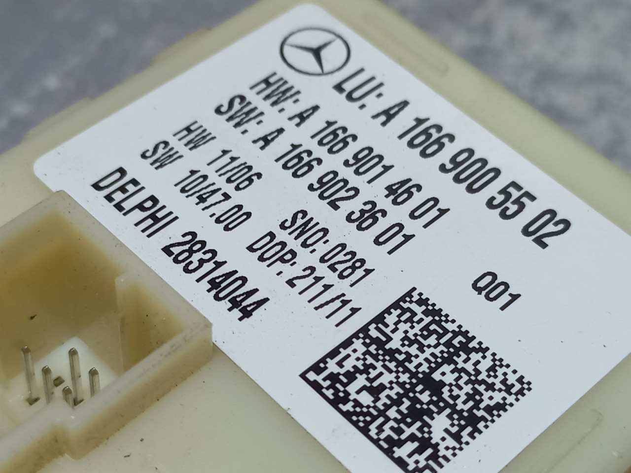 ELEKTRONIKA MODUL MERCEDES ML (W166) > 11-15 A166900550